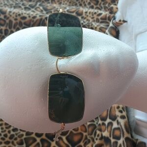 Rayban 9196/31 gold wire frame,rectang sunglasses